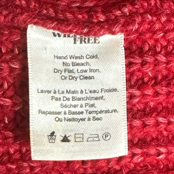 Wilfred Free Aritzia Karolin Chunky Knit Cotton Alpaca Wool Acrylic knit tunic - Picture 7 of 9